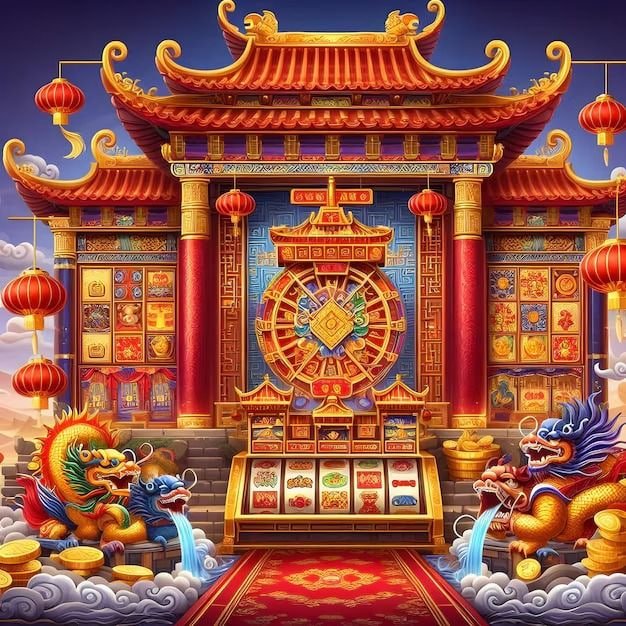 Tampilan permainan Treasures Aztec di dewa toto dengan tema Aztec kuno dan simbol harta karun